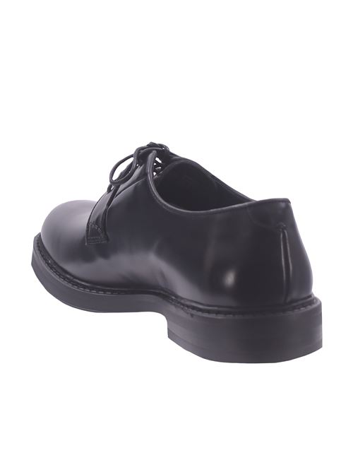 leather derby shoes CALCE | X1722ROVERANTIC BLACK
